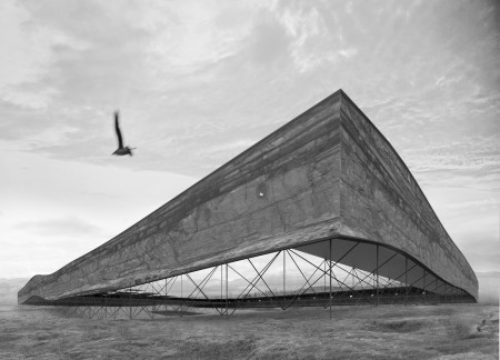 Elevated Museum Featuring Core Samples and Aluminum Framed Panels