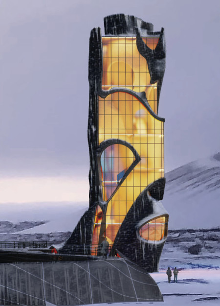 Mycelium Structure Enhances Visitor Interaction in Geothermal Landscape