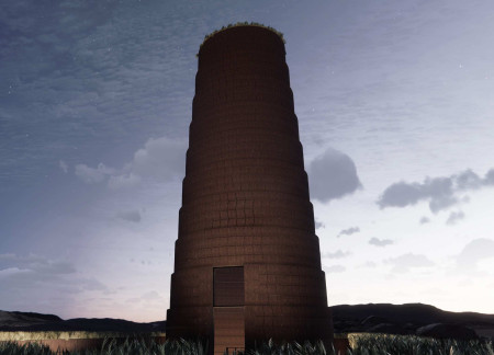 Turf Walls Embracing Natural Light in a Visitor Center