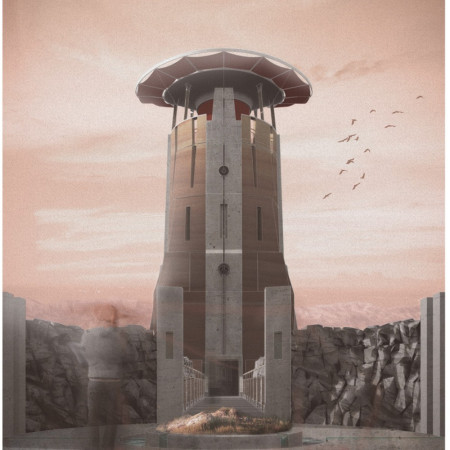 Charred Wooden Shingles and Concrete: a Multifunctional Urban Space Emphasizing Community Interaction