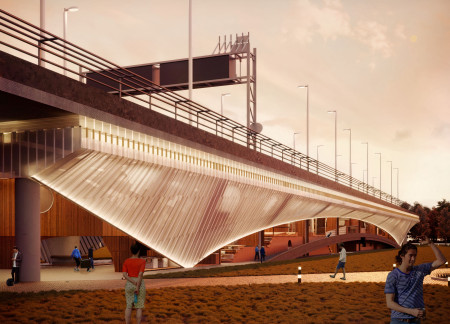 Underpass Reimagined: Bridging Work and Public Life