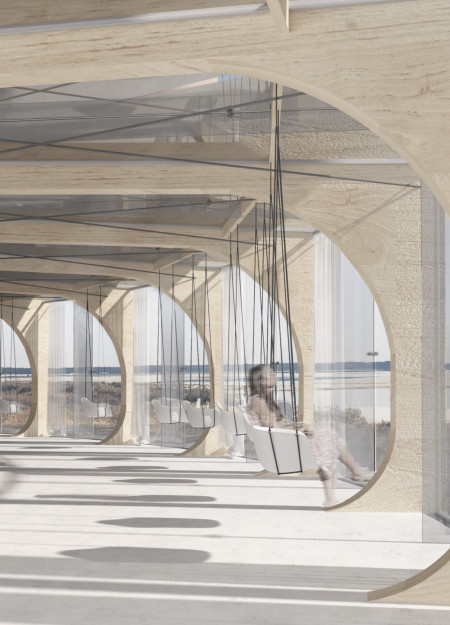 A Circular Glass Pavilion Creating Immersive Wildlife Experiences