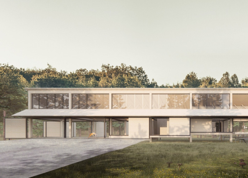 Operable Fabric Walls and Elevated Wood Structure Enhancing Connection to Nature in a Flexible Yoga Retreat