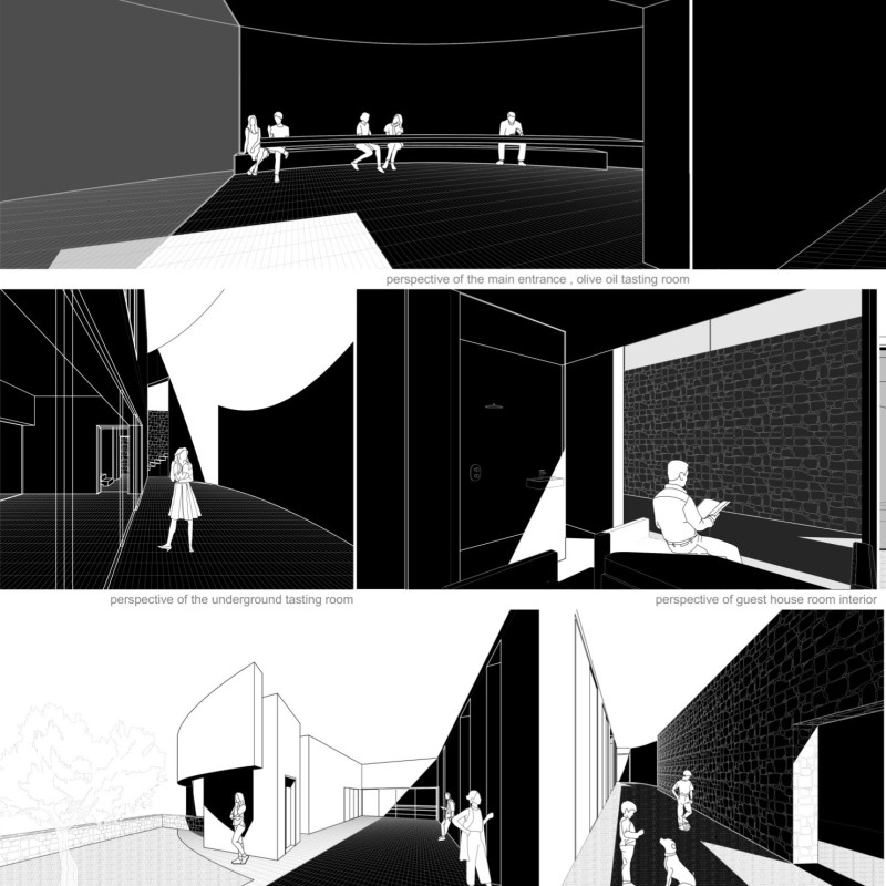 Curved Forms and Local Stone Create a Community Space Emphasizing Sustainable Practices