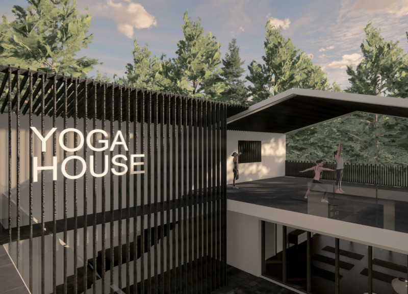 Charred Wood Cladding and Natural Light Define a Tranquil Space for Mindfulness Practice