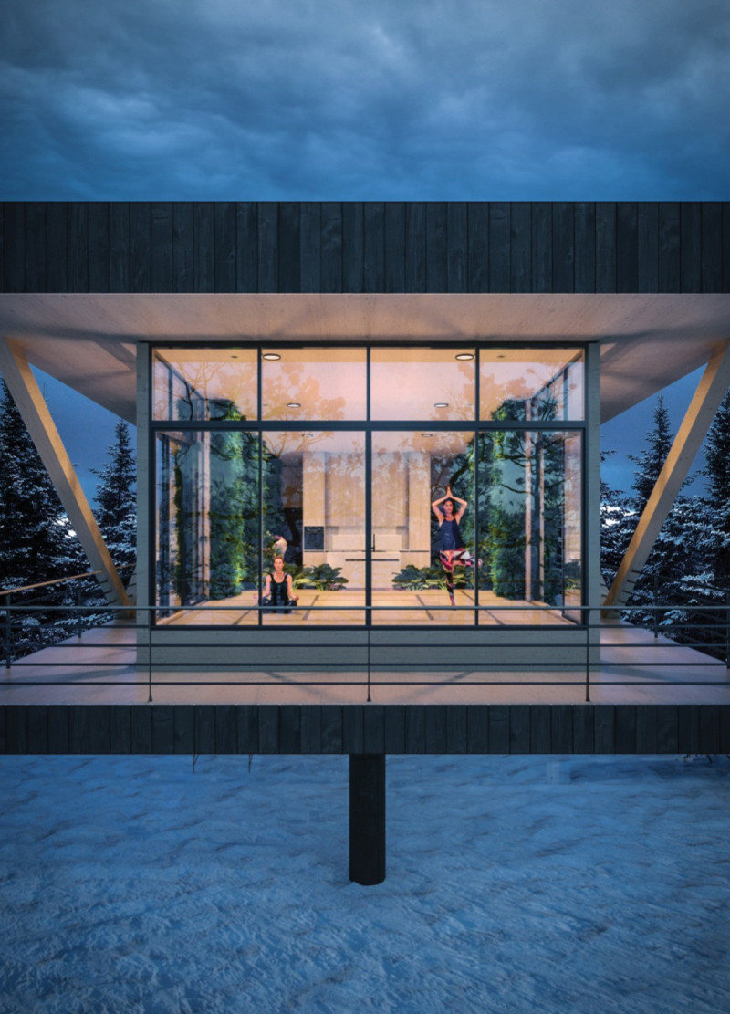 Charred Wood Shingles and Living Walls Create a Mindfulness Hub in the Latvian Boglands