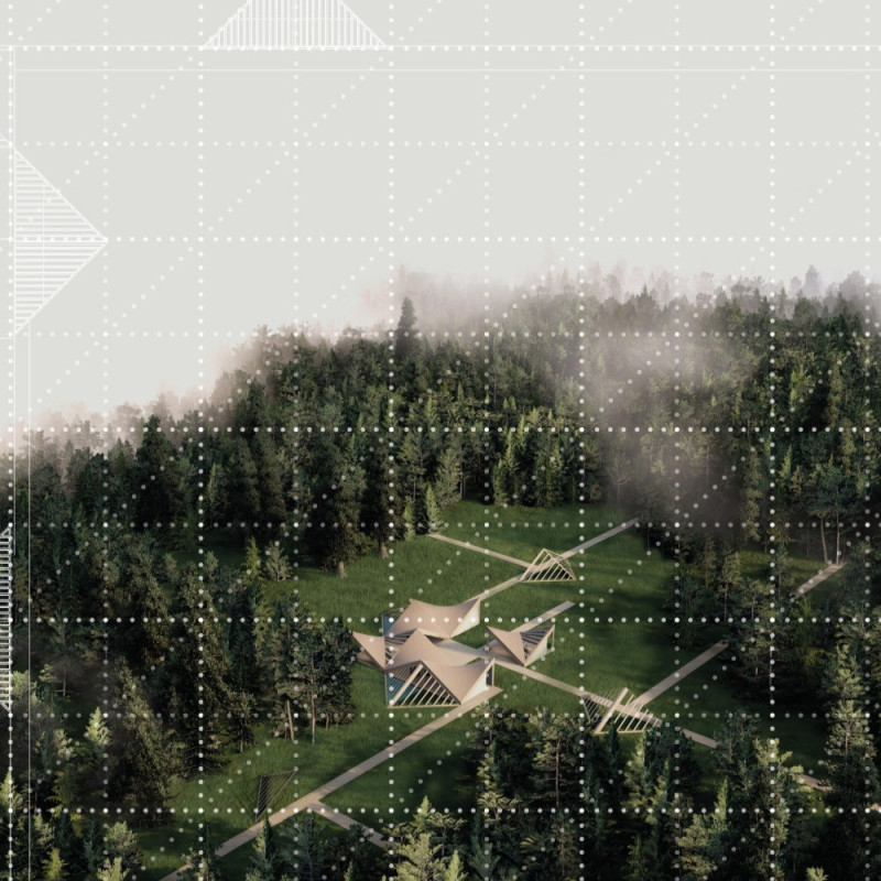 Charred Wooden Shingles and Cross-Laminated Timber Form a Sustainable Community Hub