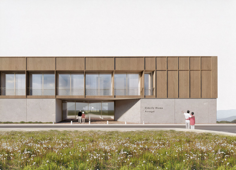 A Courtyard-Centered Residence Supporting Elderly Living and Social Connection