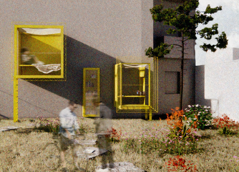 Interactive Steel Facades and Art Frames in Urban Design