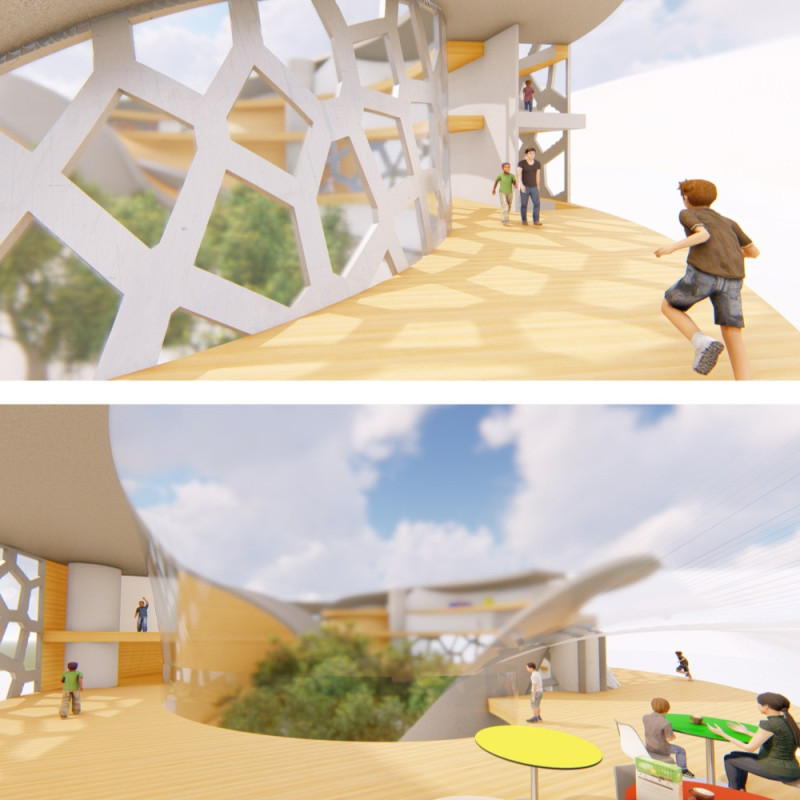 Healing Spaces Crafted from Cross-Laminated Timber and Glass Integration