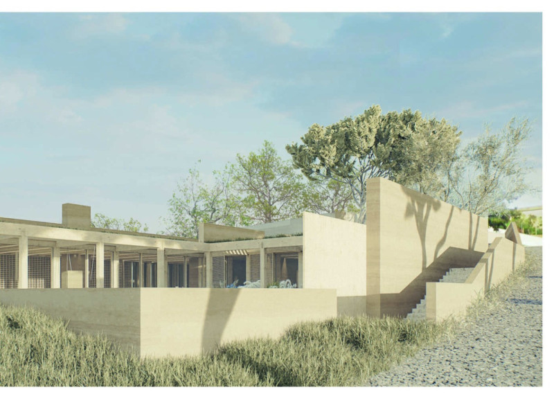 Charred Wooden Shingles and Reinforced Concrete Combine for Sustainable Community Living