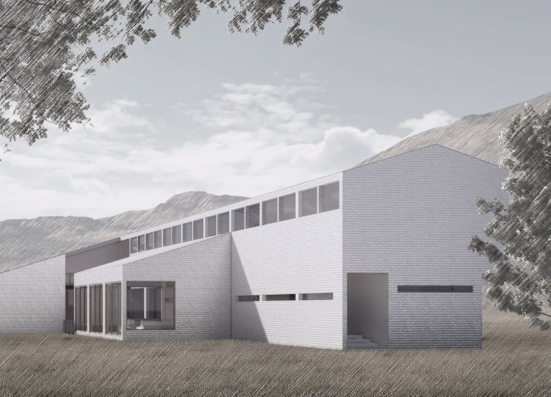 Charred Wooden Shingles and Cross-Laminated Timber Panels Defining a Tranquil Culinary Retreat