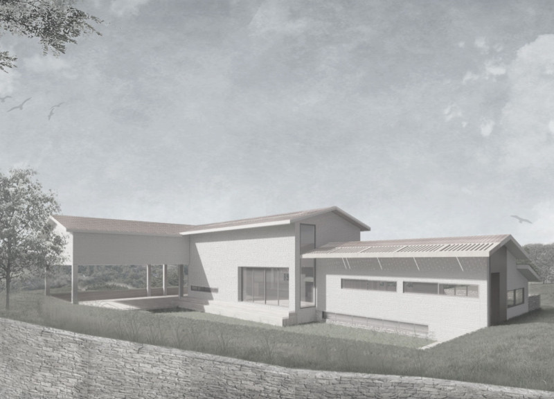 Natural Stone and Wooden Textures Unite in a Guest House Embracing Local Culture and Sustainability