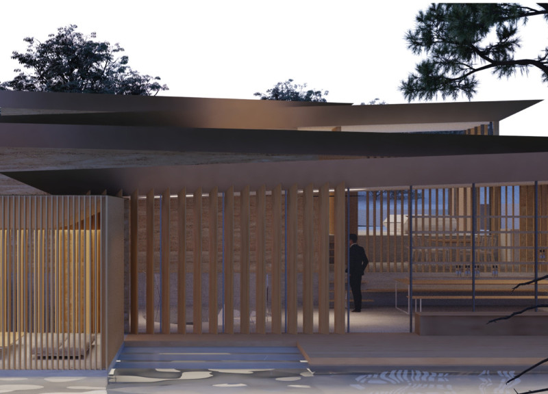 Rammed Earth Walls and Green Roofs Defining a Sustainable Retreat in Rural Portugal