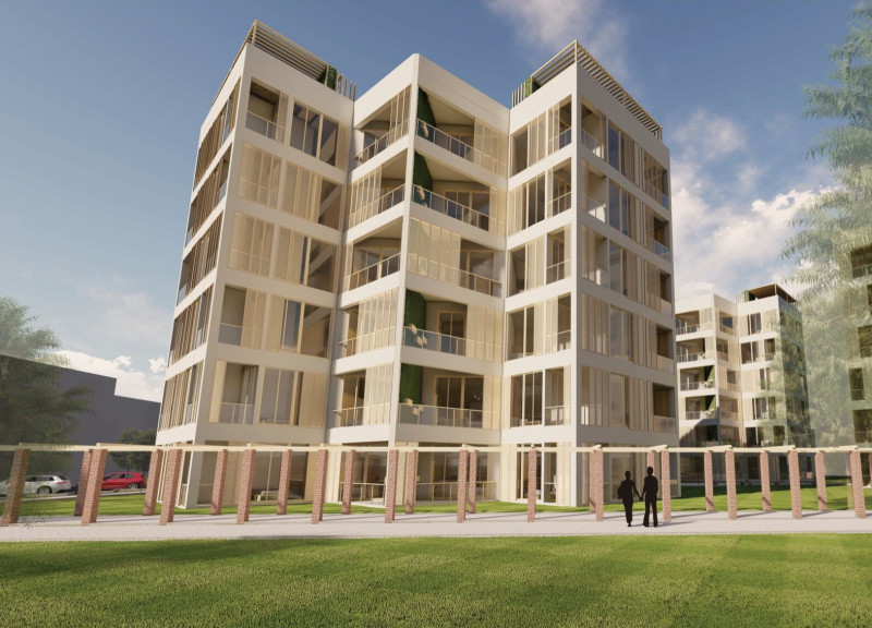 Charred Wooden Shingles and Vertical Gardens in Affordable Housing Development