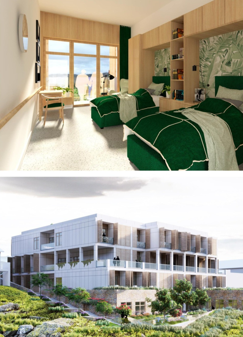 Cross-Laminated Timber and Natural Stone Create a Therapeutic Environment for Elderly Living