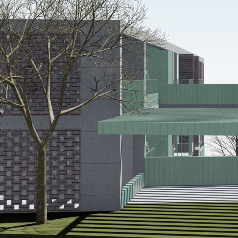 Charred Wooden Shingles and Perforated Glass Foster Seamless Indoor-Outdoor Connections