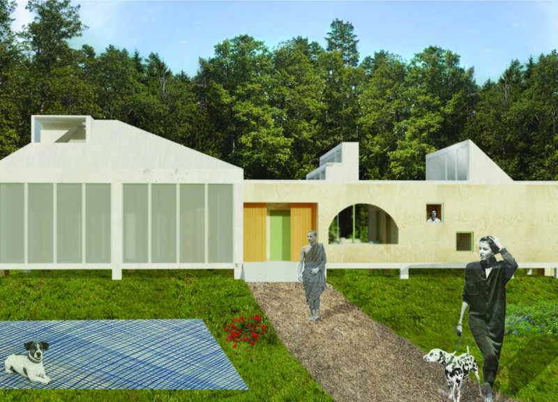 Translucent Polycarbonate Walls and Elevated Concrete Design Enhance Connection to Nature in Coastal Retreat