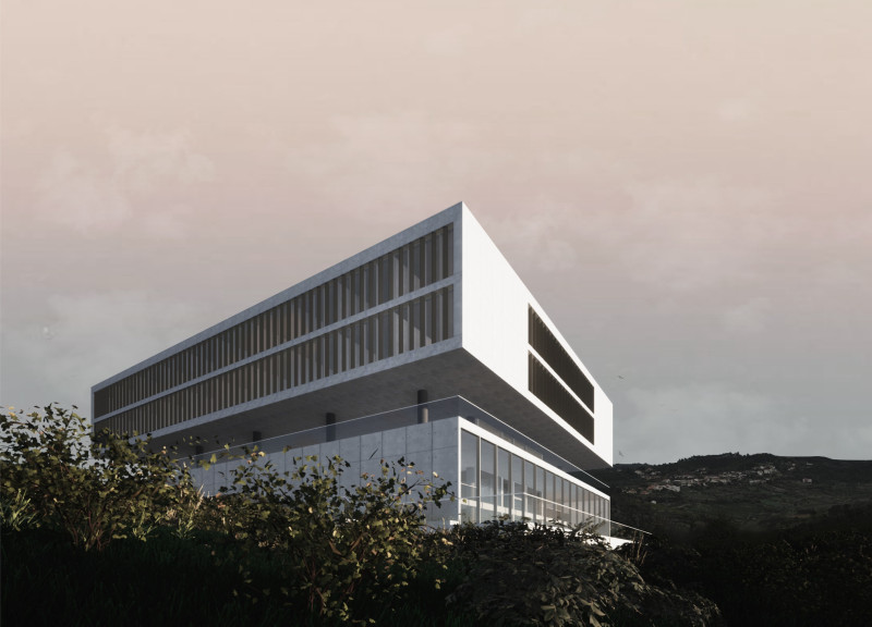 Mobile Solar Panels and Elevated Concrete Spaces Foster Community Interaction in Sustainable Hub