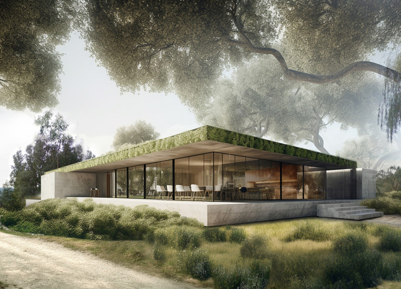 Charred Wooden Shingles and Vertical Gardens in a Community-Focused Residential Setting