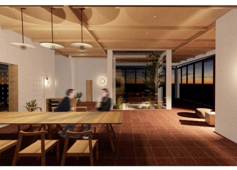 Rammed Earth Walls and Perforated Facades Enhancing Community Living in Mediterranean Context