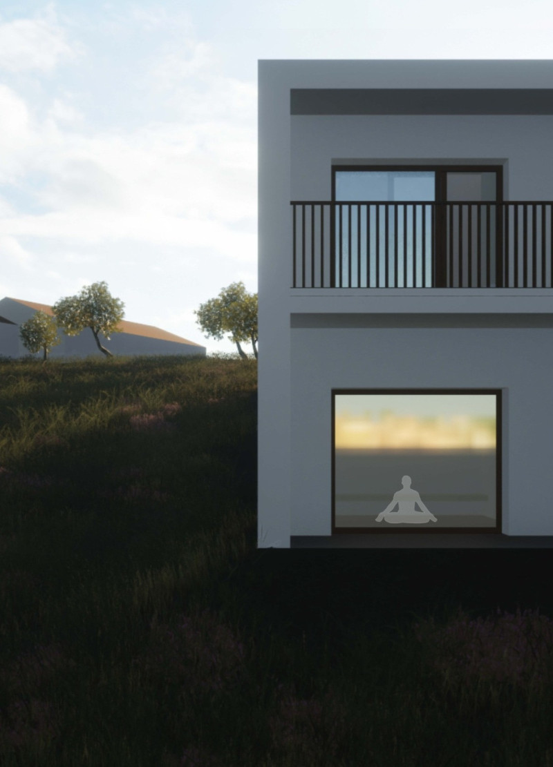 Emphasis on Natural Light Enhanced by Asymmetrical Gable Roofs and Durable Terracotta Tiles in Sustainable Olive Oil Retreat