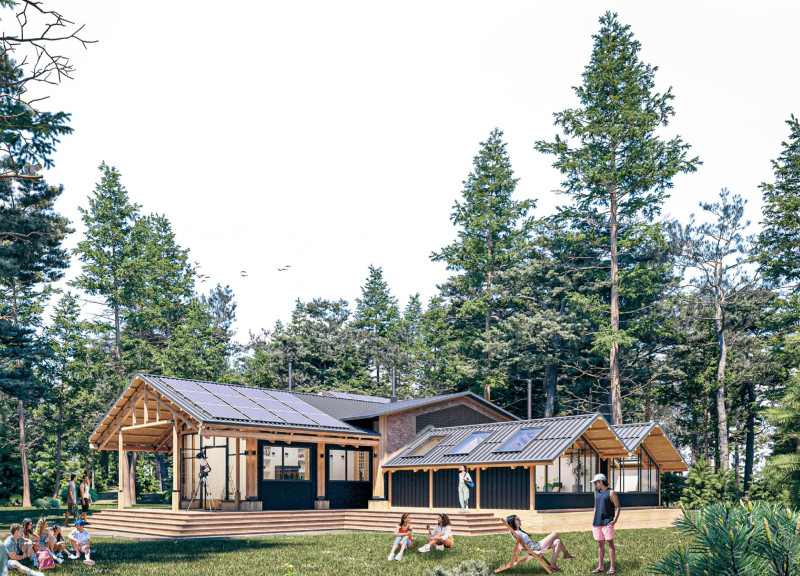 Sun-Dried Bricks and Local Timber Create a Mindful Retreat Nestled in a Lithuanian Bog