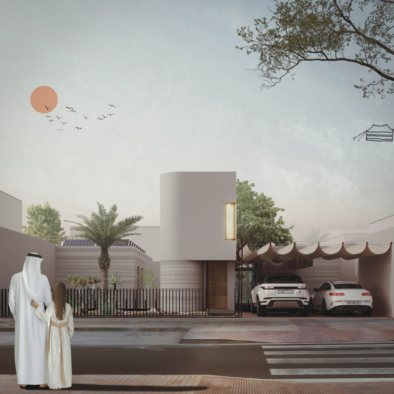 Cylindrical Home Embracing Traditional Weaving Through Natural Clay and Timber Elements