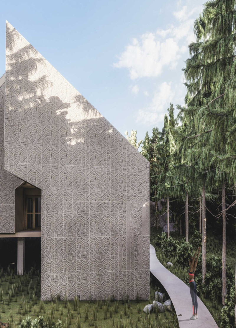 Cross-Laminated Timber Structure Embracing Natural Light and Community Engagement