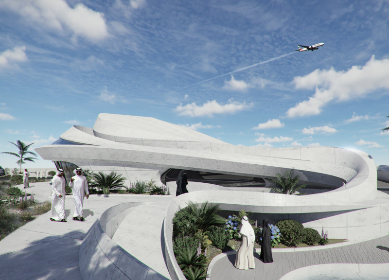 Fluid Forms Crafted from 3d Printed Concrete and Triple Glazed Glass in a Sustainable Community Setting