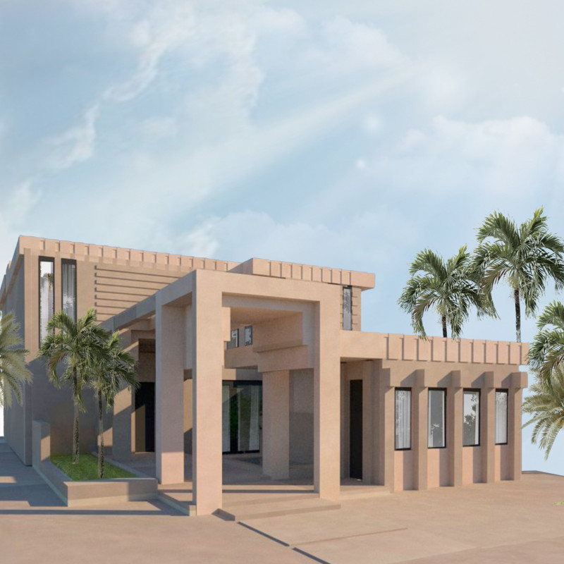 Charred Wooden Shingles and Natural Stone Create a Harmonious Residential Retreat