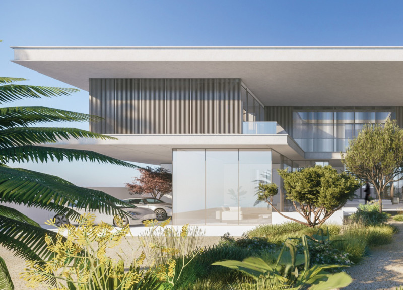 Reconstructed Stone and Natural Light Define a Courtyard Residence in the Arabian Desert