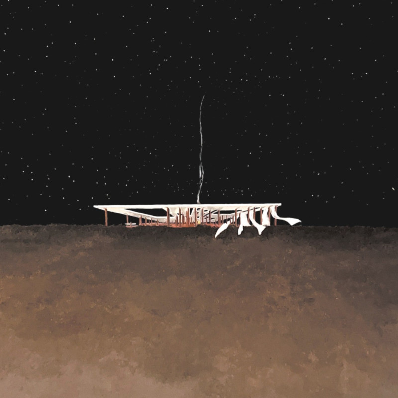 Sustainable Living Through Dried Palm Facades and Natural Earth Materials in a Family-Oriented Home