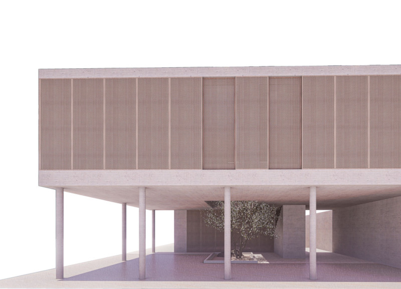 Charred Wooden Shingles Define Sustainable Living Spaces with Interior Gardens