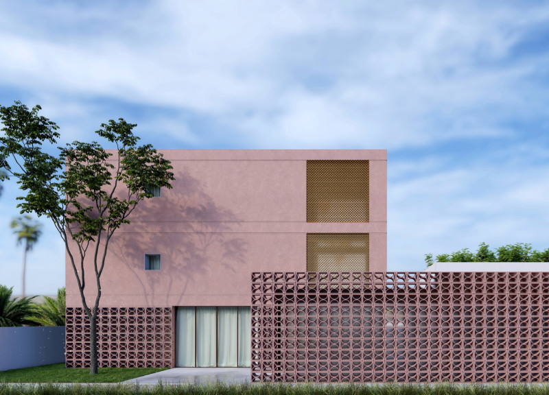 Sustainable Living Enhanced by Green Roof and Pre-Fabricated Concrete in Modern Family Home