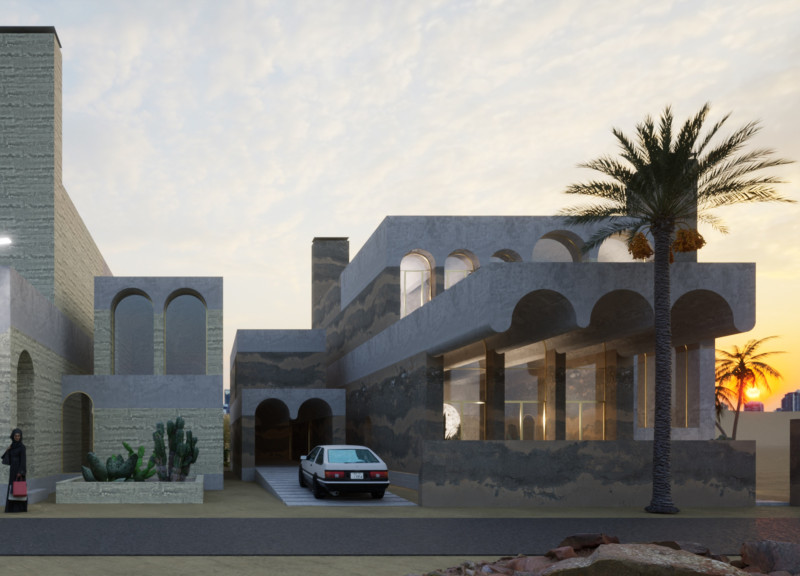 Cross-Laminated Timber and Rammed Earth Unite in a Climate-Responsive Residential Space