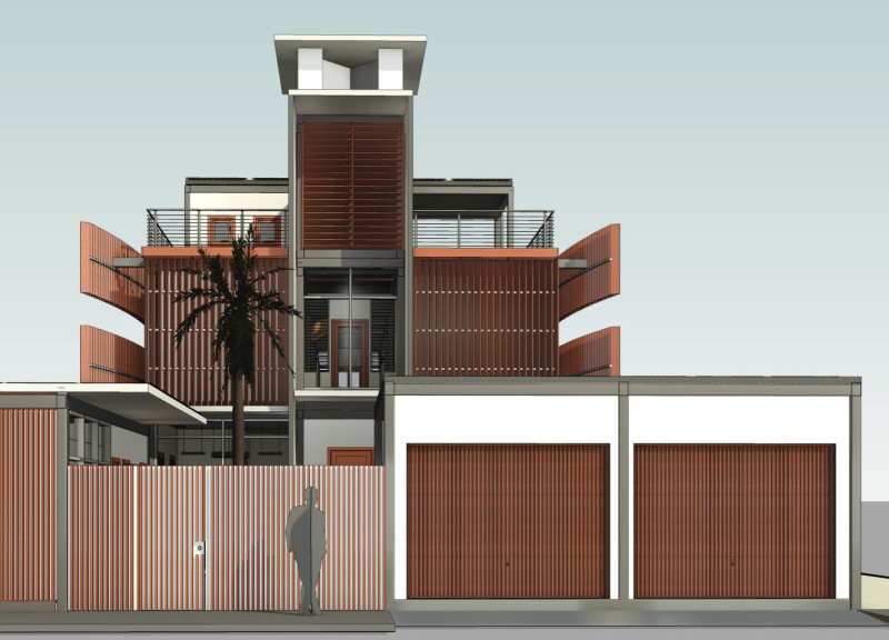 Sustainable Living Through Recycled Wood and Lightweight Concrete in Modular Housing