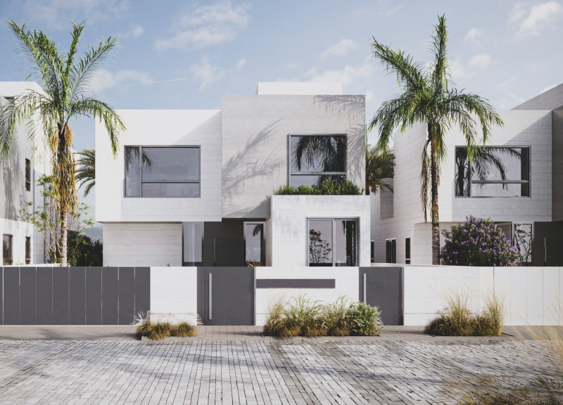 Precast Concrete Structure with Integrated Outdoor Living Spaces for Family Cohesion