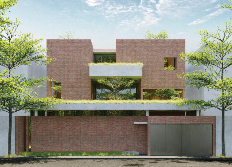 Natural Ventilation Through Windcatchers in a Sustainable Brick and Concrete Residence