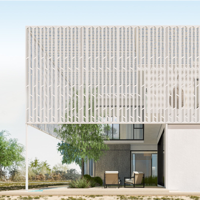 Sustainable Home with Photovoltaics and Natural Wood Elements Embracing Cultural Heritage