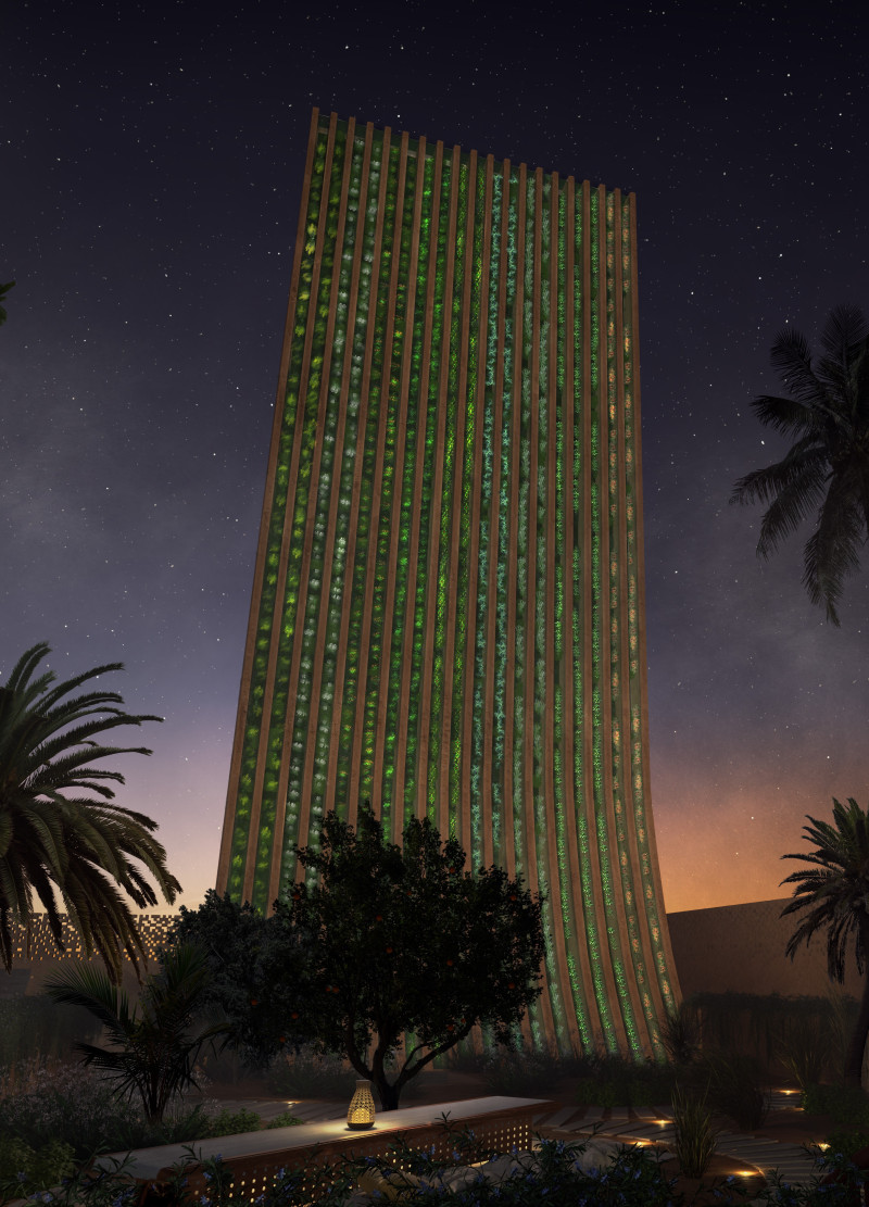 Vertical Greening with Biomimetic Facade and Sustainable Materials in Urban Housing