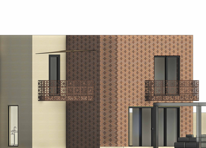 Charred Wooden Shingles and Local Stone Panels in a Flexible Modular Residence