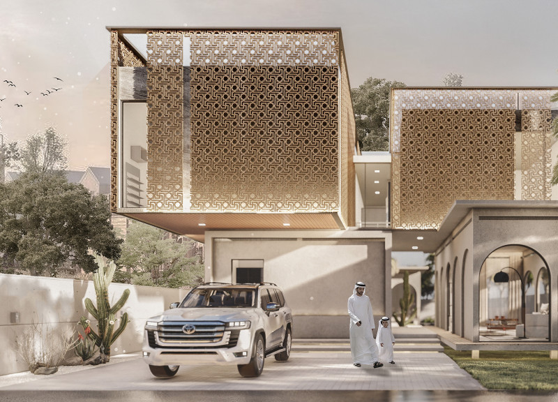 Charred Wooden Panels and Natural Ventilation in a Community-Focused Residential Complex