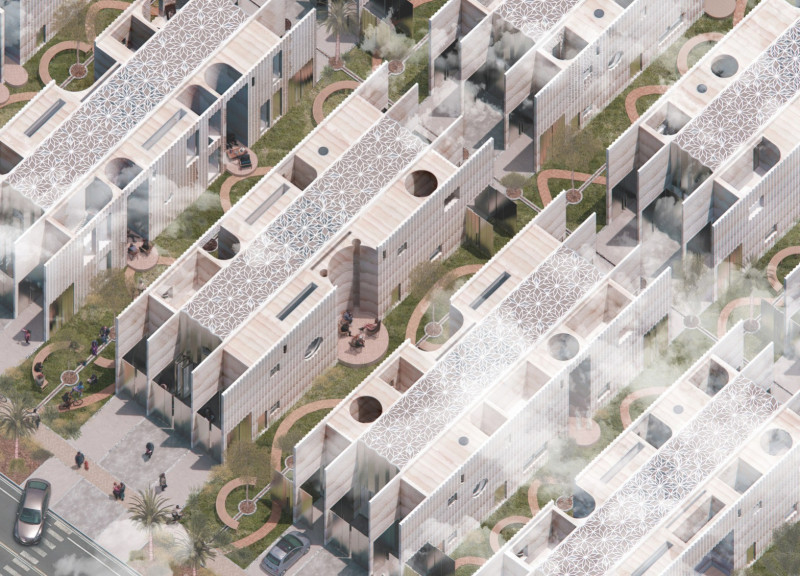 Rammed Earth and Flexible Spaces Redefine Sustainable Urban Living