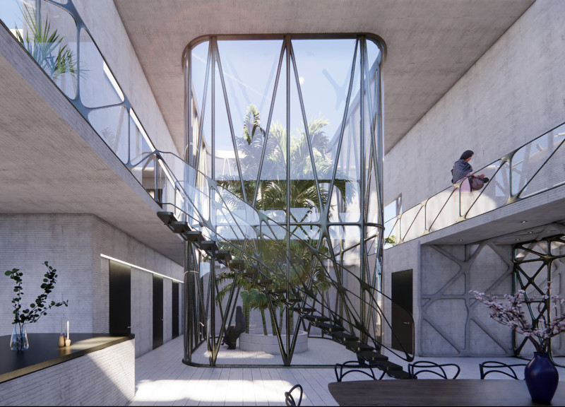 3d Printed Habitat Featuring Ultra-High-Performance Concrete and Flexible Living Spaces