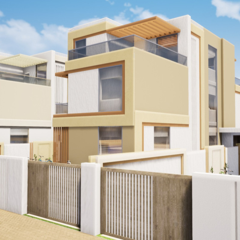 Charred Wooden Shingles and Solar Integration in a Versatile Family Residence