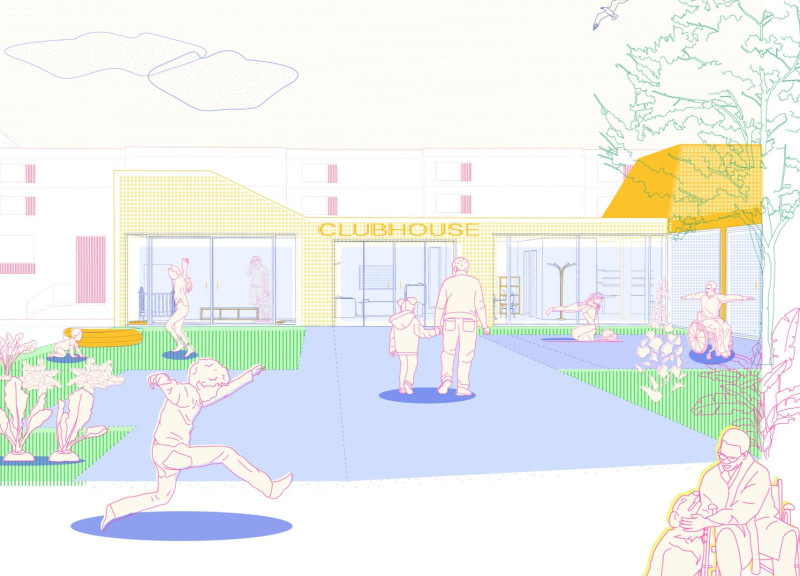 Charred Wooden Shingles and Sustainable Timber Create Intergenerational Community Living