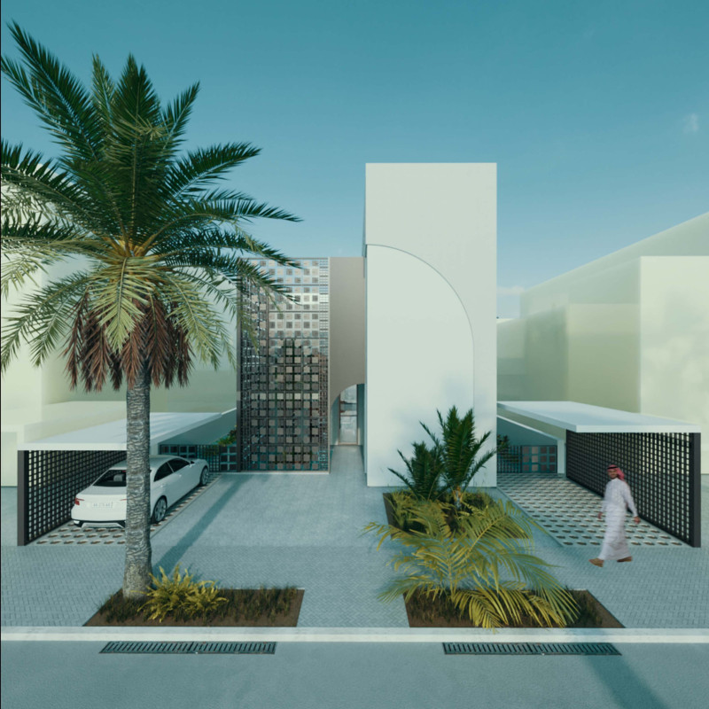 Harnessing Natural Elements with Perforated Screens and Hydropanels in Sustainable Residential Design