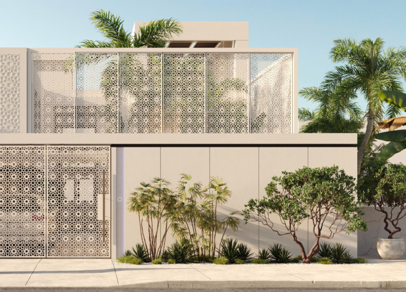 Mashrabiya Screens and Photovoltaics Enhance Sustainable Living in a Warm Climate Residence