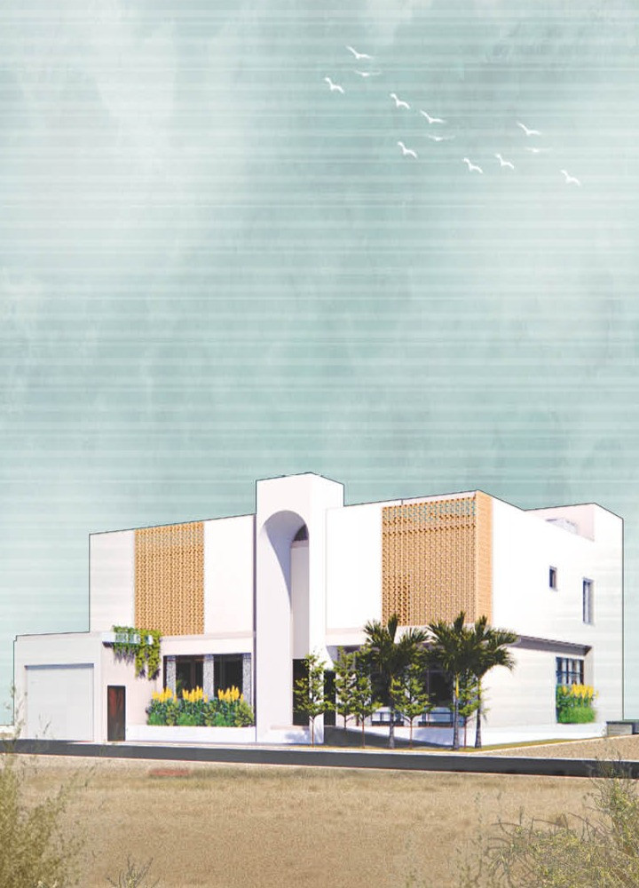 Custom Terracotta Façade and Flexible Spaces in a Sustainable Residential Design